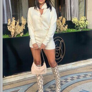 NWT Zara Knit High-Waisted Shorts